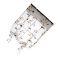 thumbnail image 2 of Floral Roman Curtain Semi Sheer Window Shade Sling Tie Blinds for Living Room Balcony Bedroom 1 x 1.6m (Yellow), 2 of 3