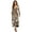 Grunge Leopard Cow, variant on FKELYI Womens Long Sleeve Maxi Dress Hippie Floral Skull Print Soft V-neck Casual Dress with Pocket Fall Dresses for Spring Winter, M