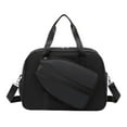 thumbnail image 2 of Lipstore Pickleball Bag Adjustable Shoulder Strap with Zipper Large Tennis Racket Bag Black, 2 of 8