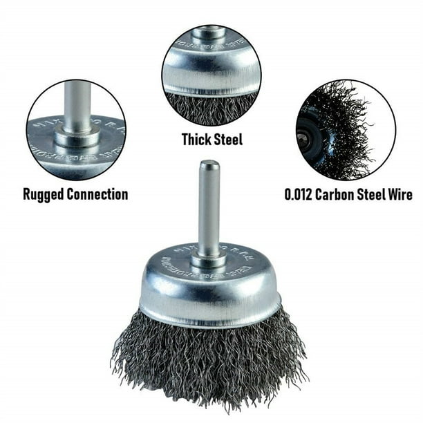 6 inch wire cup brush deals