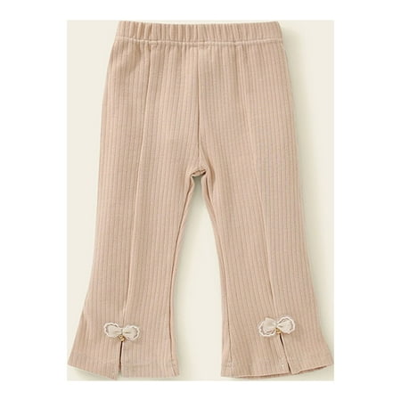 BLTIBY 2024 Baby-Girls Pants Toddler Baby Girls Solid Color Long Flare Pants Leggings Baby Pants Toddler Girl Bottoms Baby Comfortable Pants Newborn Girl Pants Khaki 3Y BLTIBY 2024 Baby-Girls Pants Toddler Baby Girls Solid Color Long Flare Pants Leggings Baby Pants Toddler Girl Bottoms Baby Comfortable Pants Newborn Girl Pants Khaki 3Y
