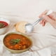 thumbnail image 5 of 4 Uds cucharas de acero inoxidable cucharas para servir Buffet cucharones de sopa cucharón de acero inoxidable cuchara para cantimplora de Hotel utensilio de cocina, 5 of 6