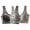 Dark Gray, variant on Women's High Support Everyday Wireless Bra Full Coverage Adjustable Straps 2 Pack Comfortable Seamless Bras, Beige,XXXXL