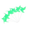 thumbnail image 2 of Almencla 100pcs 3D Flower Windmill Self-assembly Garden Decor Kid Outdoor Toy Green, 2 of 8