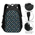 thumbnail image 3 of Daiia Fast Food Pattern USB Charging Backpack for Men and Women, Anti-Theft Backpack,Travel Backpack,School Backpack,College Backpack,Laptop Backpack, 3 of 7
