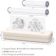 thumbnail image 6 of Restored HPRT MT810 Portable Printer, A4 Wireless Bluetooth Travel Printer, Thermal Printer Support 8" & 4" Thermal Roll Paper Suitable for Home Vehincles Office Business,Beige (Refurbished), 6 of 9