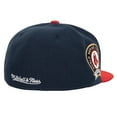 thumbnail image 2 of Men's Mitchell & Ness Red/ Boston Red Sox Bases Loaded Fitted Hat, 2 of 5
