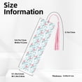 thumbnail image 3 of Kdxio Tropical Flamingo Print Metal Tassel Bookmarks,Perfect Gift for Art Lovers and Bookworms Metal Bookmarks for Women, 3 of 8