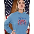 thumbnail image 2 of Oh My Stars And Stripes Hoodie Women -Image by Shutterstock, Female 3X-Large, 2 of 4