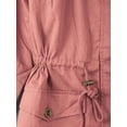 thumbnail image 5 of Ma Croix Womens Hooded Faux Fur Utility Coat Jacket Outwear, 5 of 8