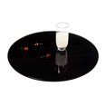 thumbnail image 1 of Milan Queenie Lazy Susan, Medium, Black Glass, 1 of 3