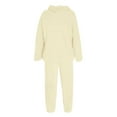 thumbnail image 4 of Baqcunre Women's Solid Color Hooded Sweater Suit Oversized Loose Matching Suit,Size S-XL,Sweat Set for Women,Two Piece Sets for Women,Winter Outfits for Women,Fall Outfits Women Trendy,Beige, 4 of 7