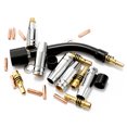 thumbnail image 4 of Graflsoa 24-Piece Welding Torch Accessory Kit for MIG 15AK, Includes M6 Tips, Link Rods, Protective Cups, Insulating Sleeves, Goose Neck Bend, and Wrench, 0.6mm Caliber, 4 of 7
