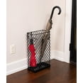 thumbnail image 6 of BirdRock Home Umbrella Holder Stand with Removable Water Tray - Diagonal Design - Black, 6 of 6