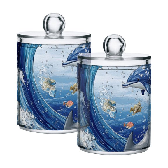 High-value clear storage jars keep life organized and within reach! Oceanic Theme