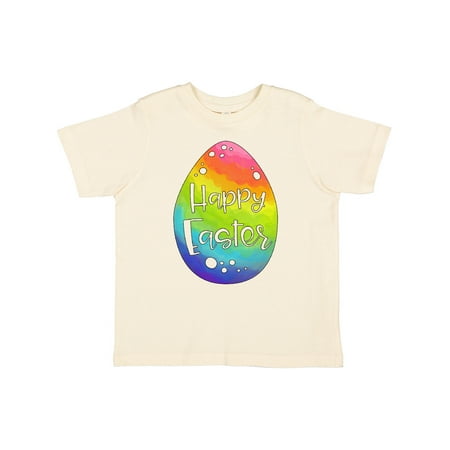 

Inktastic Happy Easter Rainbow Easter Egg Gift Toddler Boy or Toddler Girl T-Shirt