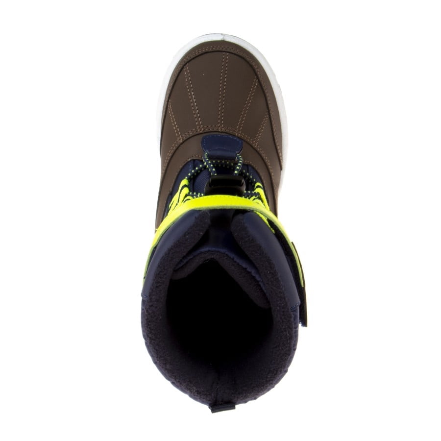 Avalanche Toddler Boys' Synthetic Snow Boots with Bungee Cord and Hook & Loop Closure