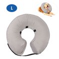 thumbnail image 1 of Labymos Pet Protective Inflatable Collar Soft Comfortable Washable Donut Design Dog Recovery Collars, 1 of 8