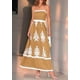 thumbnail image 5 of Vestido de Tirantes Finos con Estampado Floral y Bolsillos en Color Caqui Talla S, 5 of 7