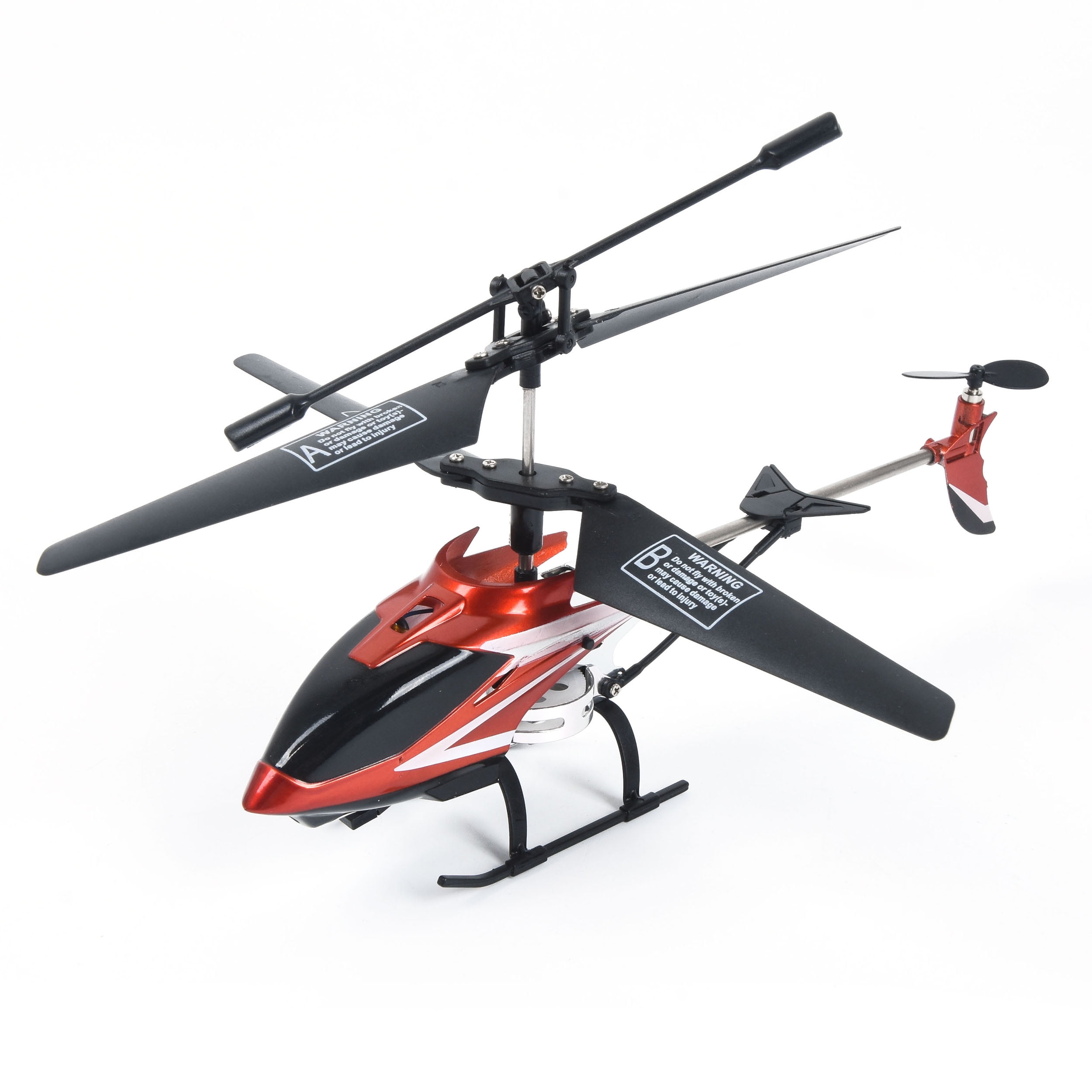 WonderTech SKY A107G 3.5 CH Remote Control Metal Helicopter - Red - Walmart.com