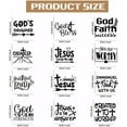 thumbnail image 2 of 12 parches de papel de transferencia de Jesús para planchar, tamaño de bolsillo, para decoración de ropa, letras, transferencias DTF, listos para prensar., 2 of 9
