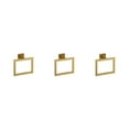 thumbnail image 3 of stanreset 1/2/3/5 Bathroom Hardware Set Stainless Steel Towel Bar Ring Paper Holder Multifunction Robe Hook Modern Style Rack Kit Gold ring 3PCS, 3 of 6