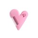thumbnail image 1 of Peinador manual para cortar el pelo, con forma de corazón melocotón, de doble cara, para flequillo, fino, para niños, con cortador automático, 1 of 7
