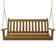 thumbnail image 2 of Keystone Amish Co. 4 Foot Franklin Porch Swing, Mushroom Stain, 2 of 8