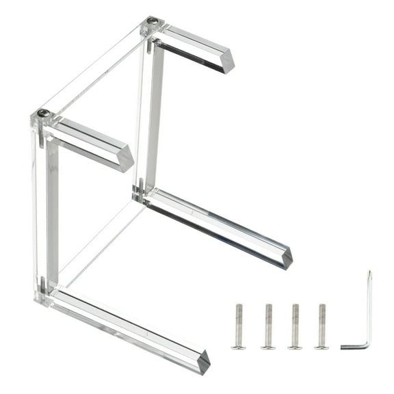 Acrylic Record Player Stand Turntable Stand with Vinyls Record Storage Stand