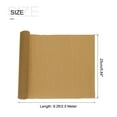 thumbnail image 2 of Uxcell Crepe Paper Roll 8.2ft Long 10 Inch Wide for Wedding Ceremony Various Large Festivals Decoration,Coffee, 2 of 6