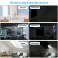 thumbnail image 3 of Luxmo Portable Blackout Shades Travel Window Blackout Curtains, 100% Blackout Material Temporary Blackout Blinds for Baby Nursery, Bedroom, Dorm Room, Travel or Office Use, 3 of 7