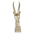 thumbnail image 5 of Ebros Golden African Gazelle Antelope Bust Head Sculpture with Trophy Base 16" T, 5 of 6