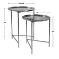 thumbnail image 4 of Uttermost 251-Burnett-Nest-Table Burnett Set Of 2 Modern Industrial Side Nesting Tables -, 4 of 4