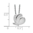 thumbnail image 3 of Auriga 925 Sterling Silver 1 mm Rhodium-Plated Diamond Butterfly Necklace for Women 20", 3 of 6