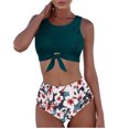 thumbnail image 1 of Conjunto de bikini con estilo para mujer Traje de baño de dos piezas con estampado Sling Traje de baño Ropa de playa OAVQHLG3B Store lin121212, 1 of 4