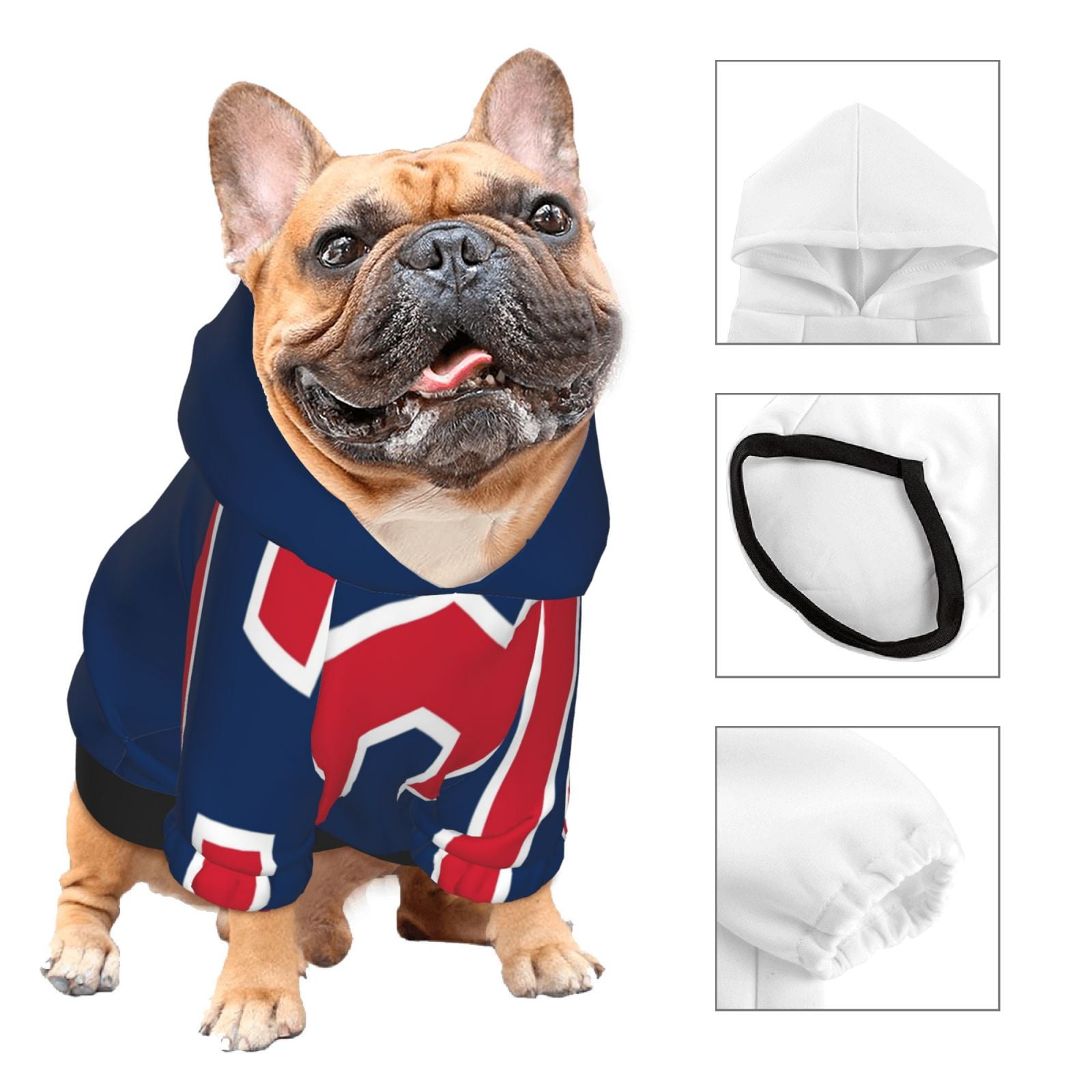 Cleveland Guardians Small Dog Hoodie Casual Coats Sports Costume Dog Cat Pet Puppy Sweatshirt Pet Sweaters With Hat For Medium Dogs Breeds Xx Large Walmart