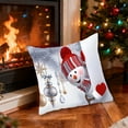 thumbnail image 6 of Taotanxi Christmas Pillow Covers Throw Christmas Snowman Pillowcase Pillow Cases Soft Couch Cushion Case For Chair Sofa Living Room Christmas Decor, 6 of 6