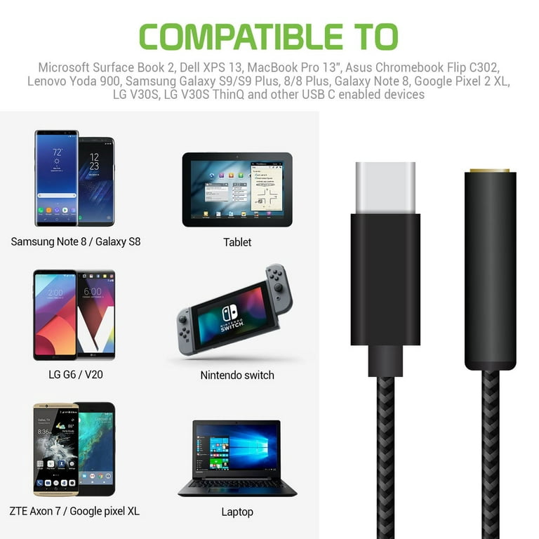 Dell Adapter USB-C to 3.5mm Headphone Jack
