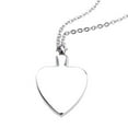 thumbnail image 7 of Memorial Necklace Dog No Longer By my Side Forever In My Heart Urn Ash Stainless Steel Necklace, 7 of 7
