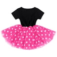 thumbnail image 2 of IBTOM CASTLE Baby Girls 1st 2nd Birthday Clothes Mouse Polka Dots One Sequin Tutu Princess Dress Cake Smash, 2 of 7