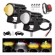thumbnail image 1 of Faros Auxiliares Moto Par De Led Luces Para Autos Dos Color, 1 of 8