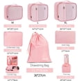 thumbnail image 2 of shiyou-8 Ensemble de Cubes de Rangement pour Bagages, Organisateurs de Voyage, 2 of 4