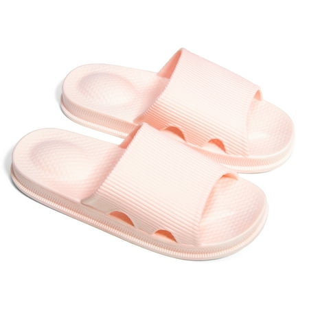 

Womens Bathroom Shower Slippers Indoor Home Beach Non Slip Sandal Pink