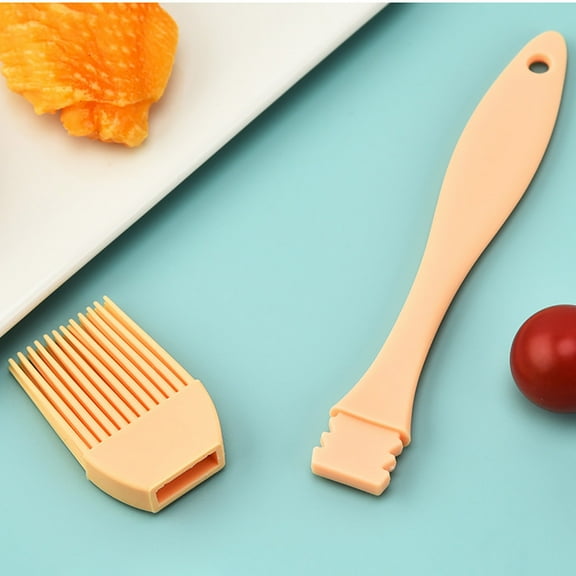 10Pcs Silicone Pastry Brush, BRELIL Heat Resistant Silicone Basting Brush, Durable Non-Stick Pastry Brush for Baking Grilling, Flexible High Temperature Kitchen Brush for BBQ Cake Pastry Oil Butter