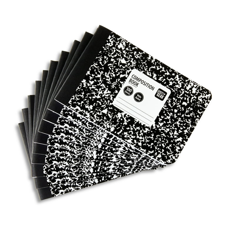 (2 pack) Pen+Gear Wide Rule Half Composition Book, 7.5 (2 pack) Pen+Gear Wide Rule Half Composition Book, 7.5
