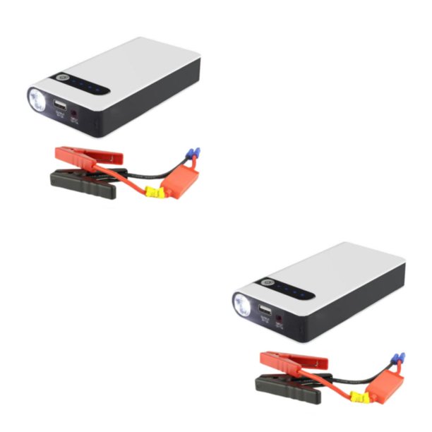 Sidaley Arrancador de de coche portátil 12V 8000mAh Linterna de teléfonos portátiles EE. UU. Tipo 1 2piezas