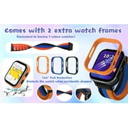 PTHTECHUS Smart Watch for Kids 4G Kids Smartwatch Phone Touch Screen Educational Games Pedometer Fitness Alarm Calculator Clock Camera Music Player Suitable for Children Aged 4-10 Years Old