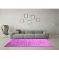 thumbnail image 3 of Ahgly Company Indoor Square Trellis Pink Modern Area Rugs, 5' Square, 3 of 4
