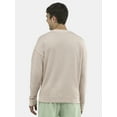 thumbnail image 3 of No Boundaries All Gender Fleece Crewneck Sweatshirt with Long Sleeves, Men's Sizes XS-5XL, 3 of 5
