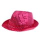 thumbnail image 1 of Light Up LED Fedora Lentejuelas Niños Adultos Etapa Ducha Disfraces Fiesta de baile Sombrero Colcomx Sombrero de jazz, 1 of 8